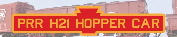 H0 H21 PRR Hopper Cars 2026 run